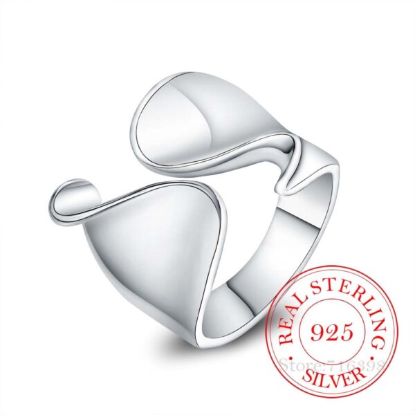 Bague chic en argent Sterling 925